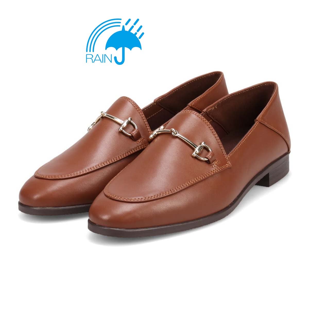 【撥水仕様】モデロ MODELLO 1.5cmヒール ビットローファー  DML8812 BROWN 23.0