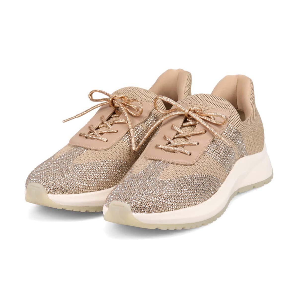 モデロ MODELLO　Quick Fitタイプ カジュアルニットスニーカー  DML8817 BEIGE 23.0