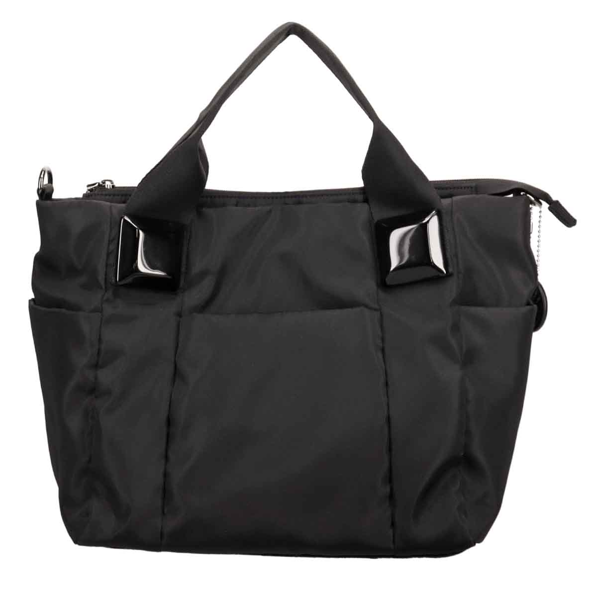 モデロ MODELLO　軽量ナイロン 2WAY マルチポケットトートバッグ　DMLB116 BLACK FREE