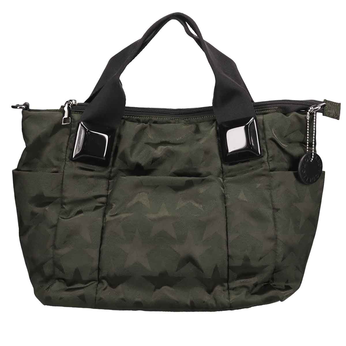 モデロ MODELLO　軽量ナイロン 2WAY マルチポケットトートバッグ　DMLB116 KHAKI-PRINT FREE