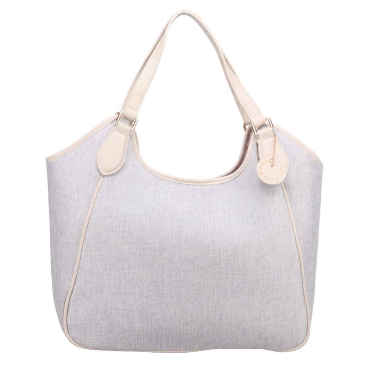 モデロ MODELLO　大人女性のためのエレガント キャンバストートバッグ　DMLB501 GRAY FREE