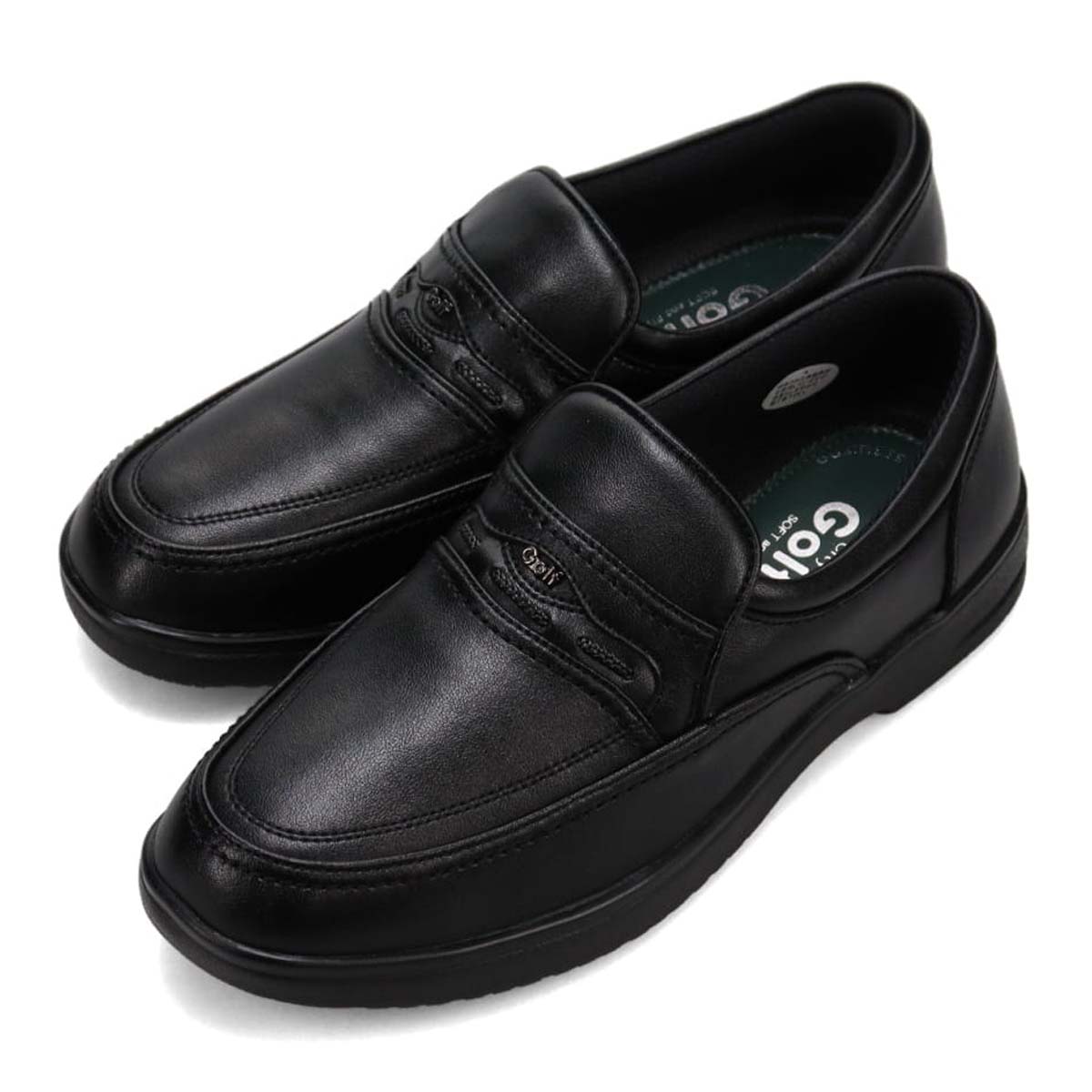 シティ ゴルフ City Golf実績と人気がある定番シリーズ　カジュアルスリッポンシューズ　GF8601 BLACK 25.0