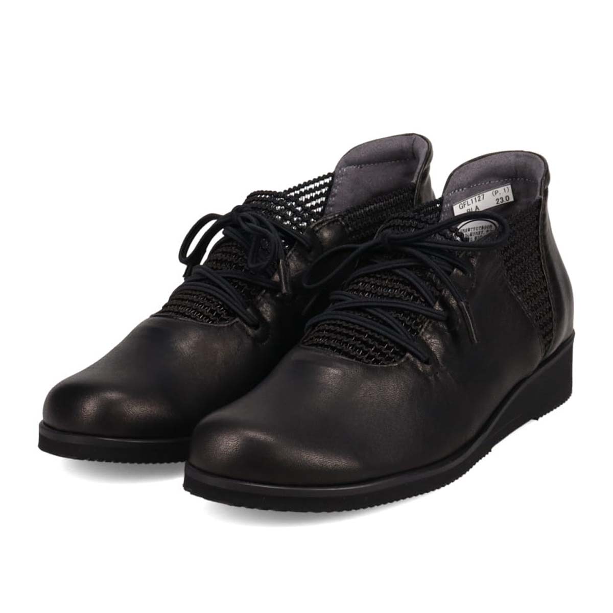 シティ ゴルフ City Golf  幅広4Eラストのカジュアルサマーブーツ　GFL1127 BLACK 23