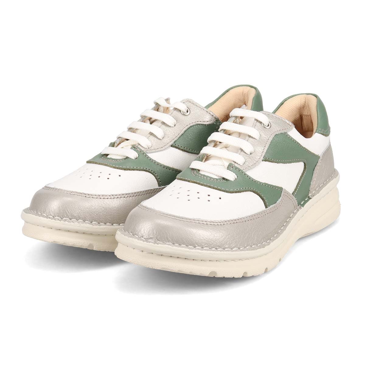 シティ ゴルフ City Golf  アウトステッチ製法のソフトカジュアルシューズ　GFL20147 GREEN/C 23.0