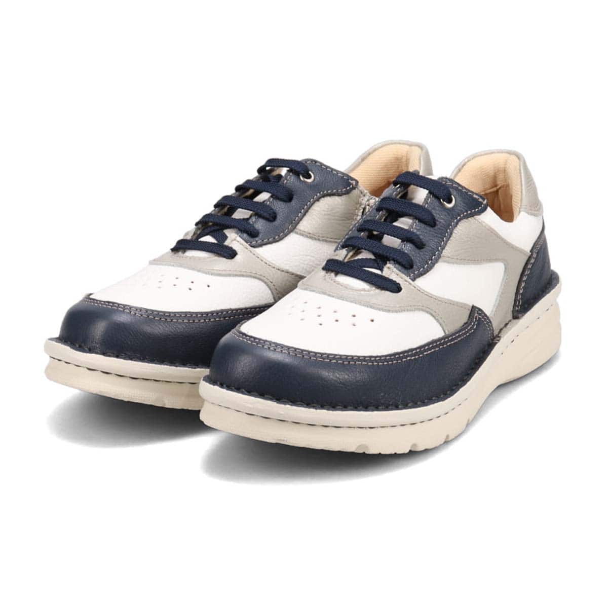 シティ ゴルフ City Golf  アウトステッチ製法のソフトカジュアルシューズ　GFL20147 NAVY/C 23.0