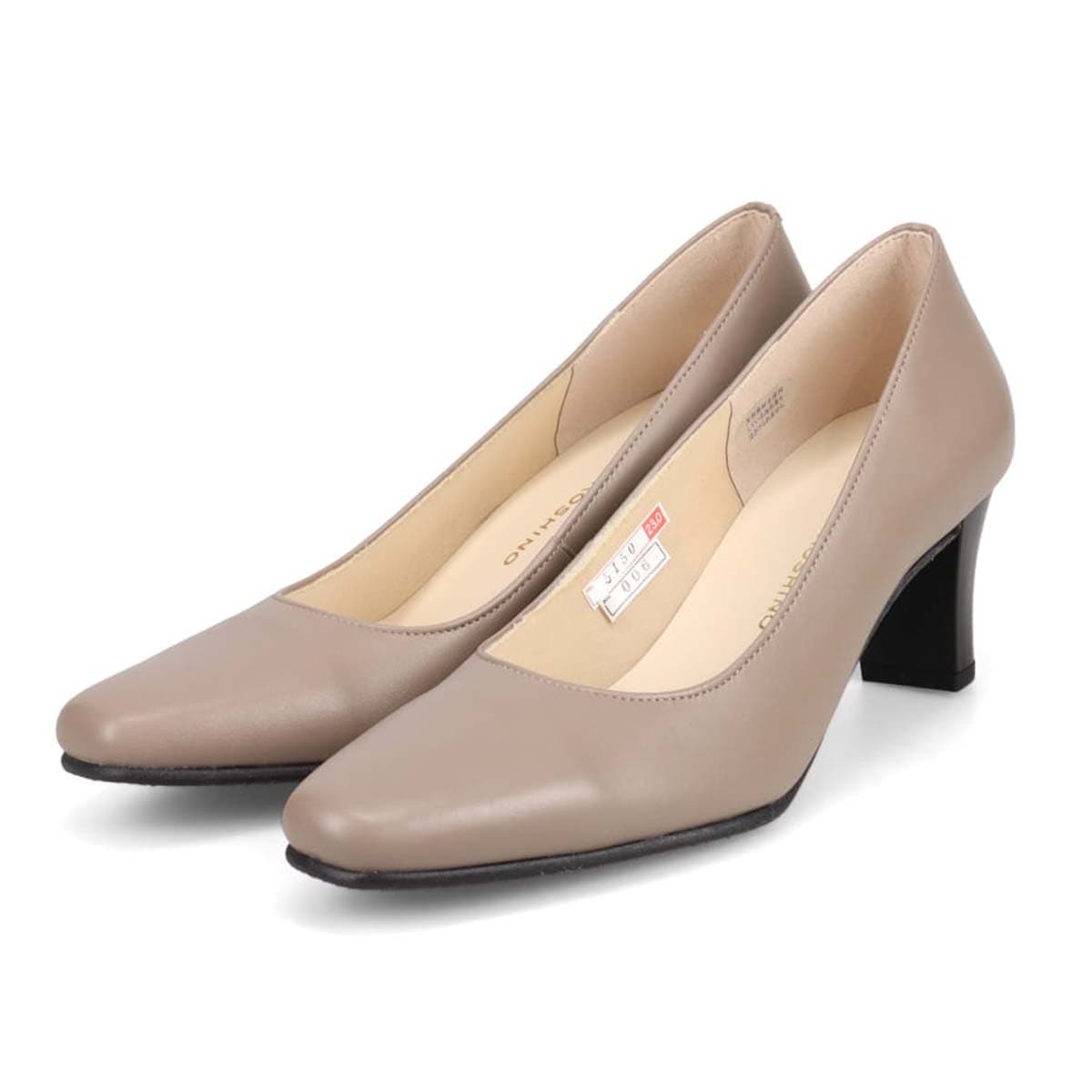 HIROKO KOSHINO ラインの綺麗なベーシックパンプス　HKL5150 OAK 23