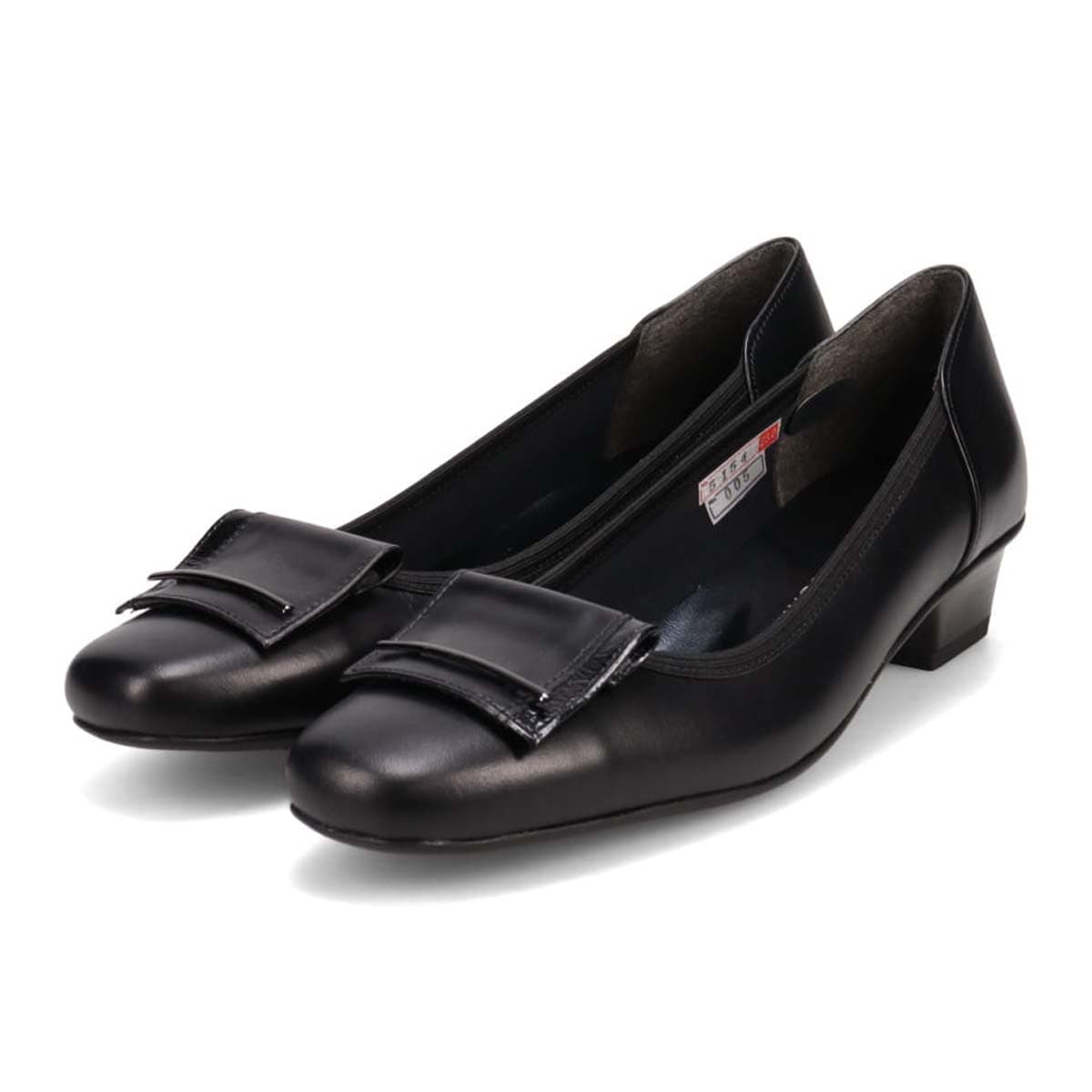 HIROKO KOSHINO  ベーシックローヒールパンプス　HKL5154 BLACK 23.0