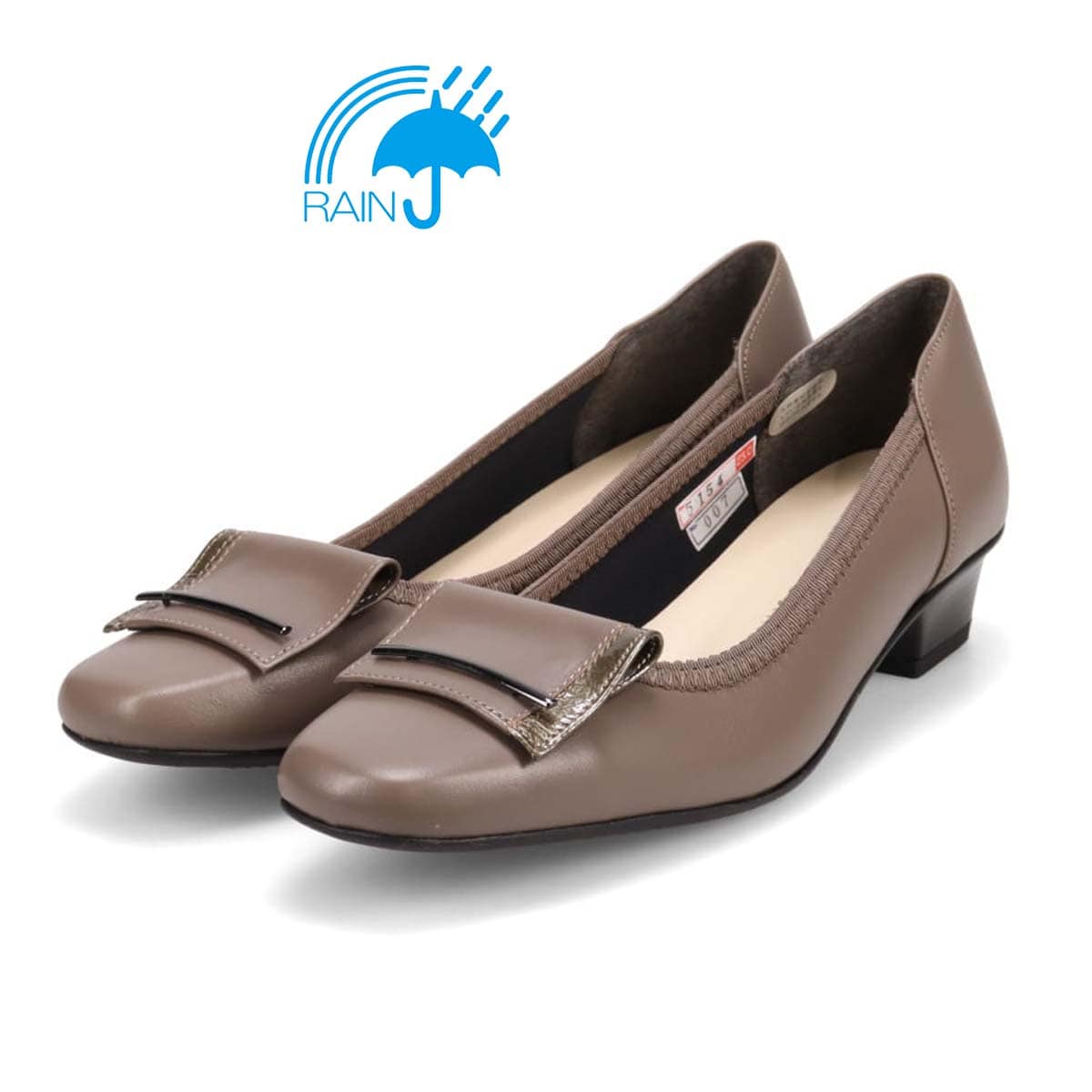 HIROKO KOSHINO  ベーシックローヒールパンプス　HKL5154 D-OAK 23.0