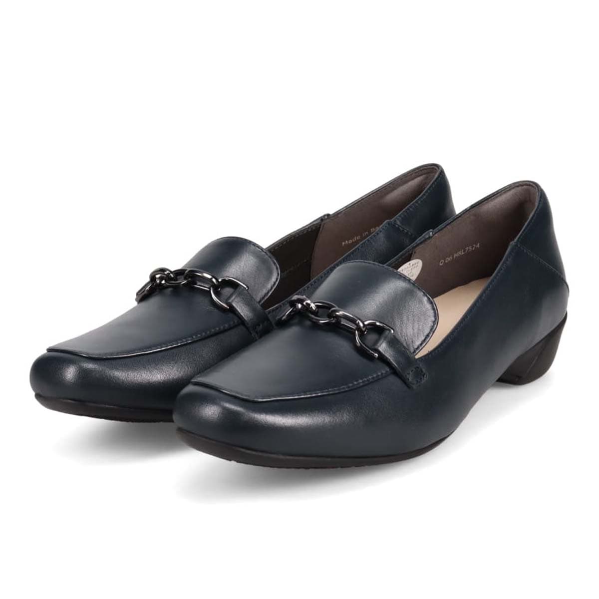 HIROKO KOSHINO  モールドソール・モカパンプス   HKL7524 NAVY 23.0