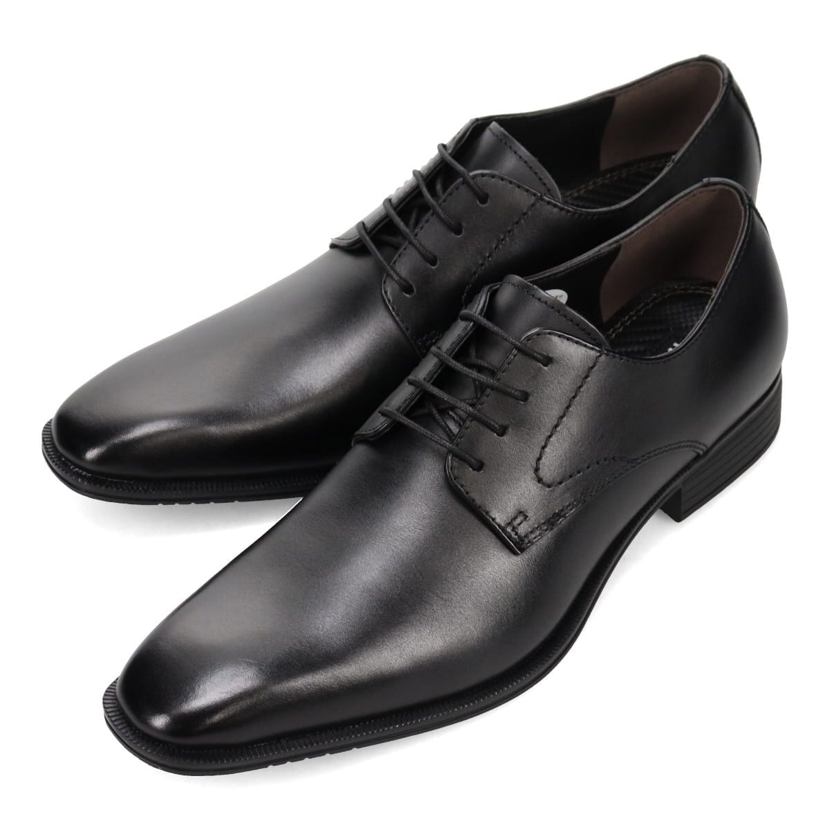 HIROKO KOSHINO HOMME  メンズ 外羽根プレーントゥドレスシューズ  HR1005 BLACK 25.0