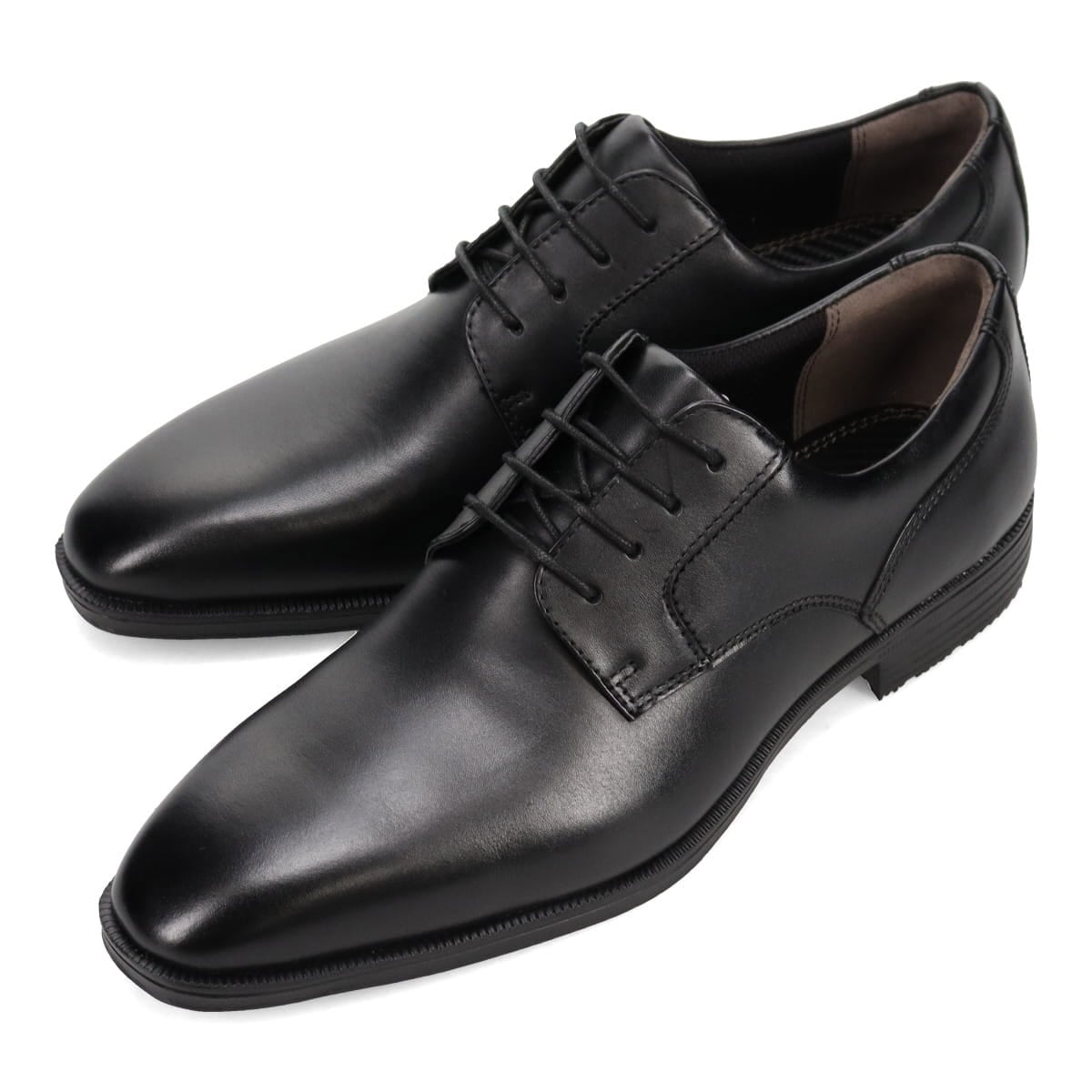 HIROKO KOSHINO HOMME  メンズ 外羽根プレーントゥドレスシューズ  HR1101 BLACK 25.0