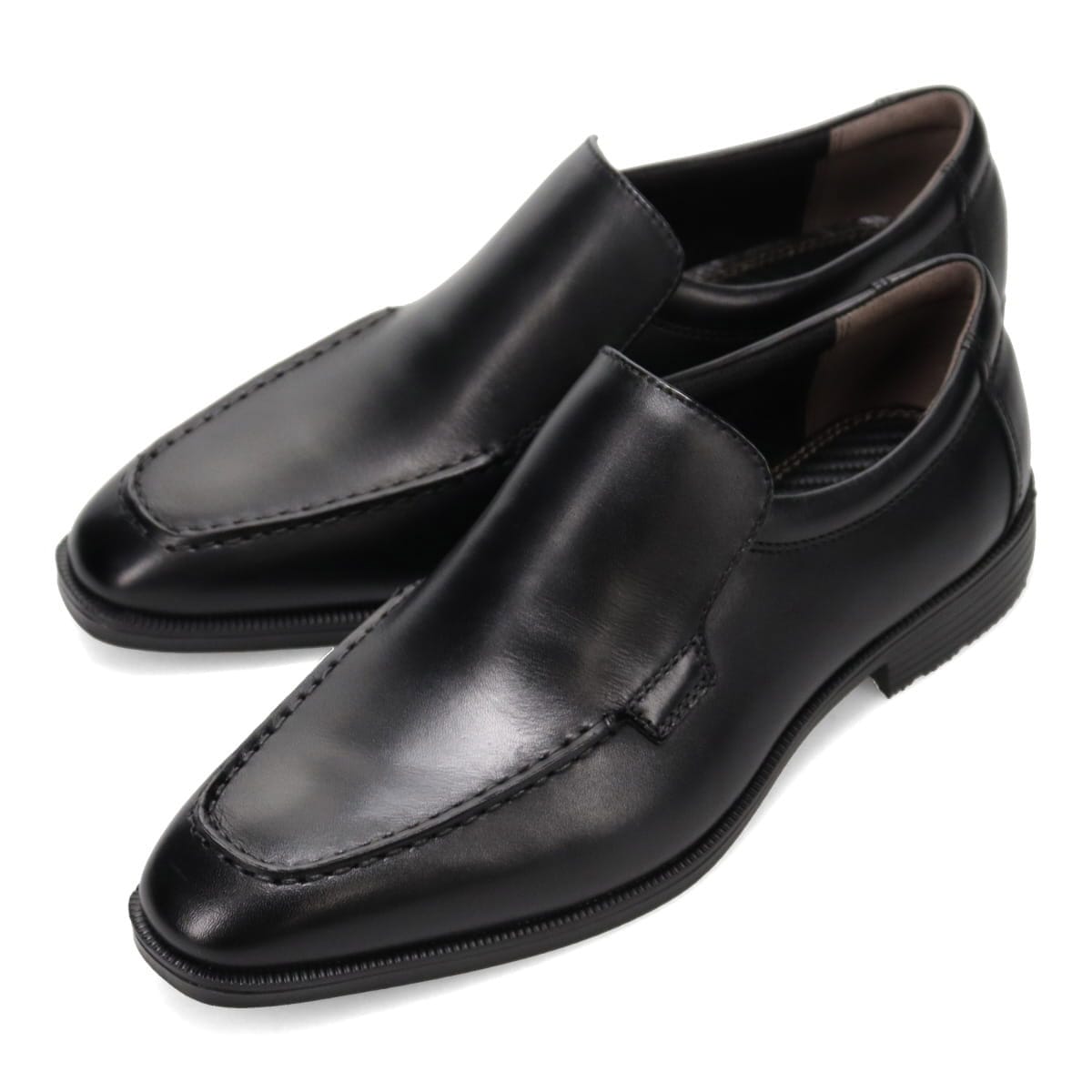 HIROKO KOSHINO HOMME  メンズ Uチップスリッポンドレスシューズ  HR1104 BLACK 25.0