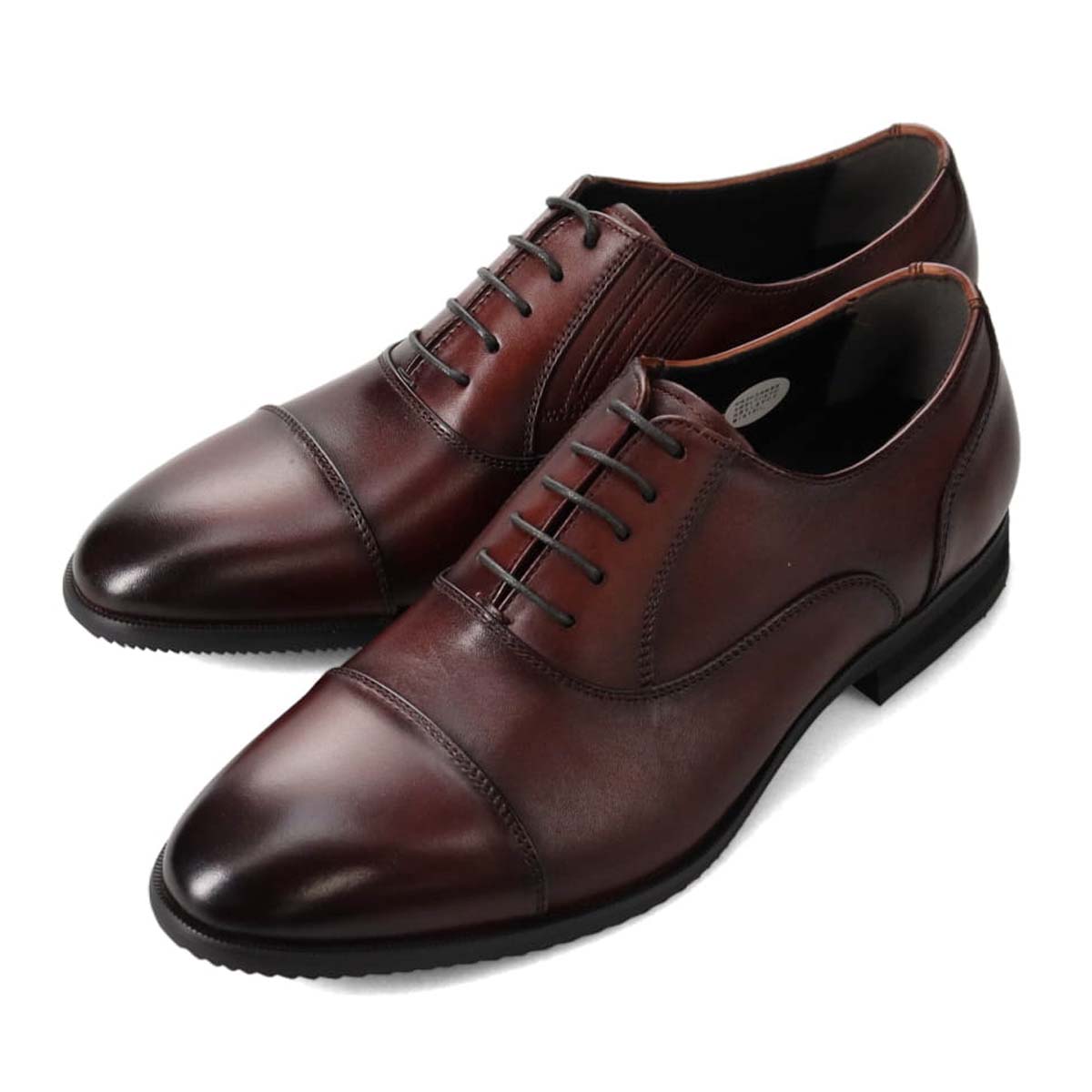 【大きいサイズ】HIROKO KOSHINO HOMME  メンズ エレガント 内羽根ストレートチップドレスシューズ　HR5005 BROWN 28.0
