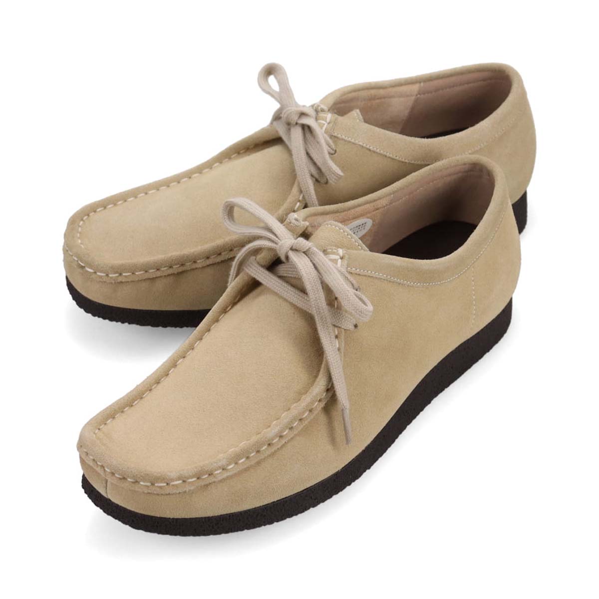 HIROKO KOSHINO HOMME  メンズ レースアップカジュアルシューズ　HR5912 BEIGE-VELOURS 25.0