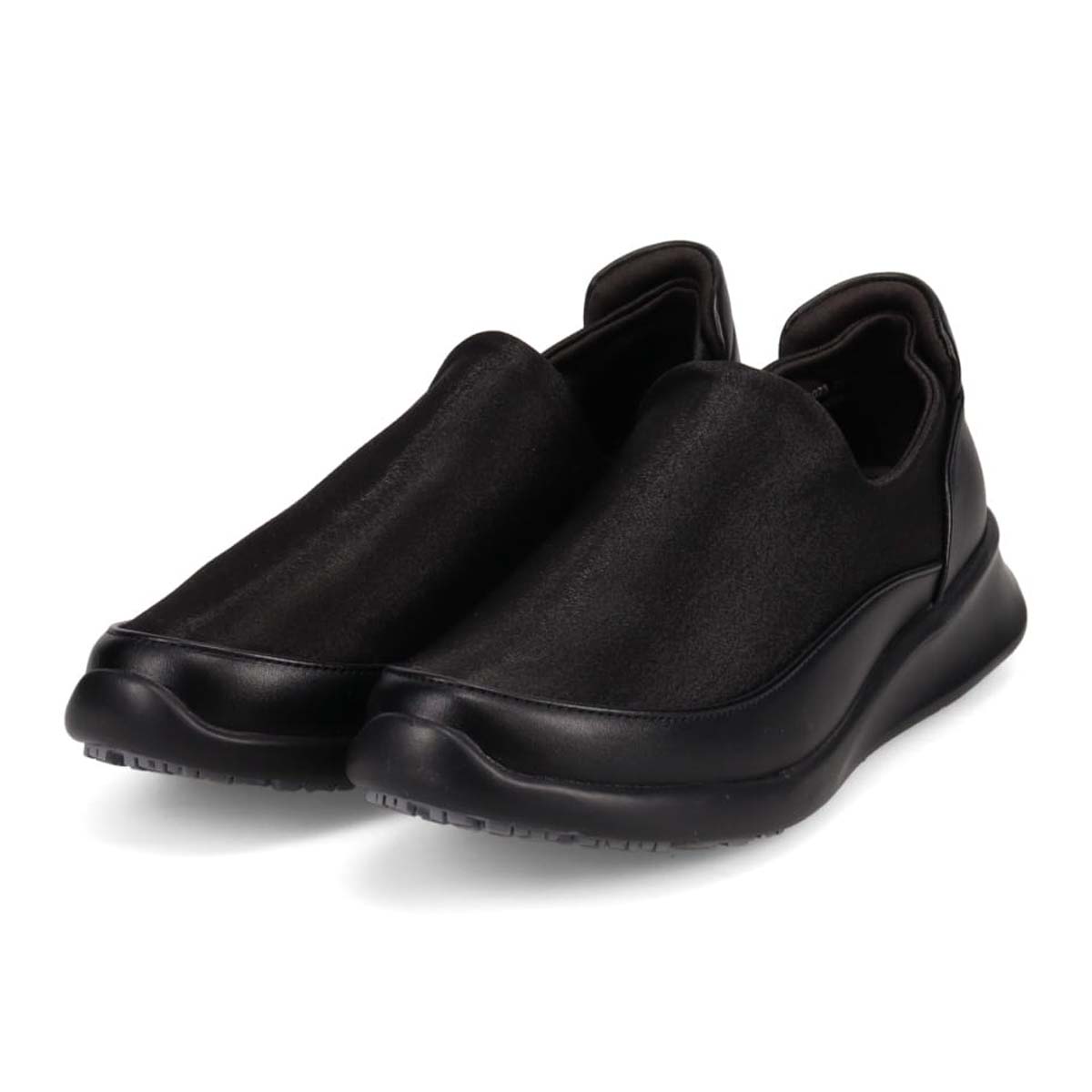 HIROKO KOSHINO FEMME　グラスファイバー入り寒冷地用ソールの上品なスリップオン　HRL2023 BLACK 23