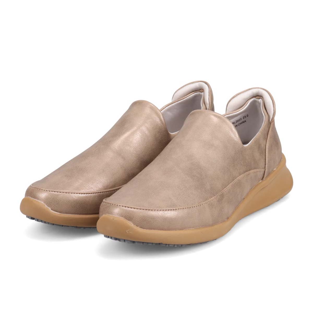 HIROKO KOSHINO FEMME　グラスファイバー入り寒冷地用ソールの上品なスリップオン　HRL2023 L-BROWN 23