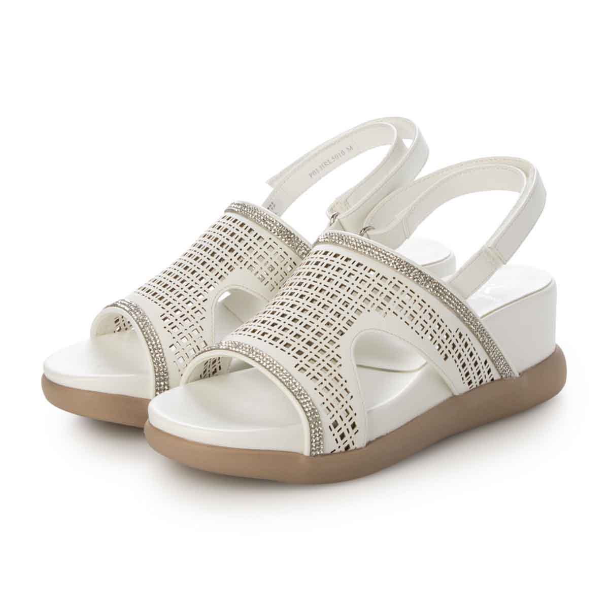 HIROKO KOSHINO FEMME ウェッジサンダル　HRL5010 IVORY M　(23.0～23.5)