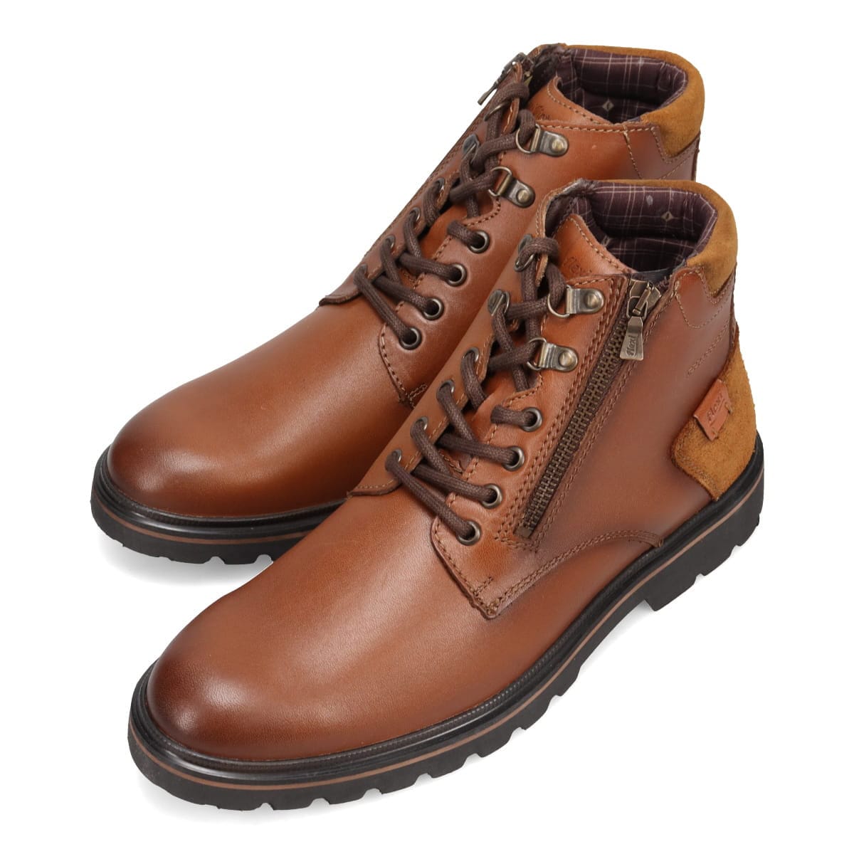 フレクシィ flexi レースアップカジュアルブーツ   IMFX41124 TAN 25.0