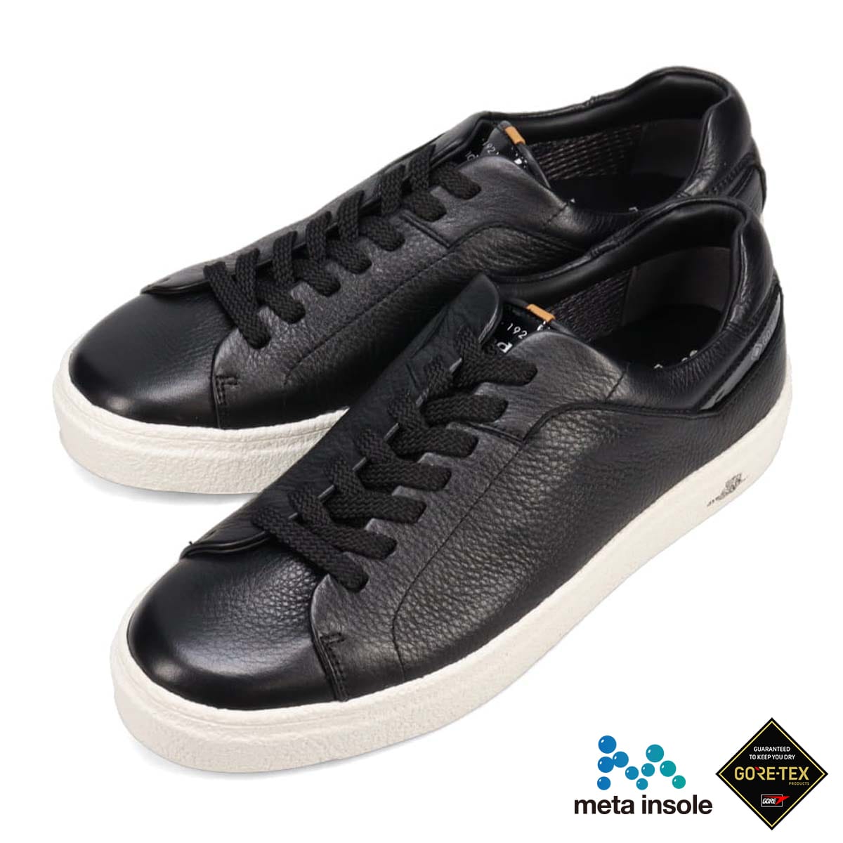 【GORE-TEX】マドラス madras metaインソール搭載シューズ  レースアップカジュアルシューズ　M511AGMT BLACK 25.0