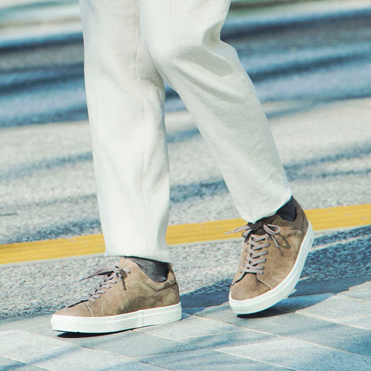 【GORE-TEX】マドラス madras metaインソール搭載シューズ  レースアップカジュアルシューズ　M511AGMT GRAY-NUBUK 25.0