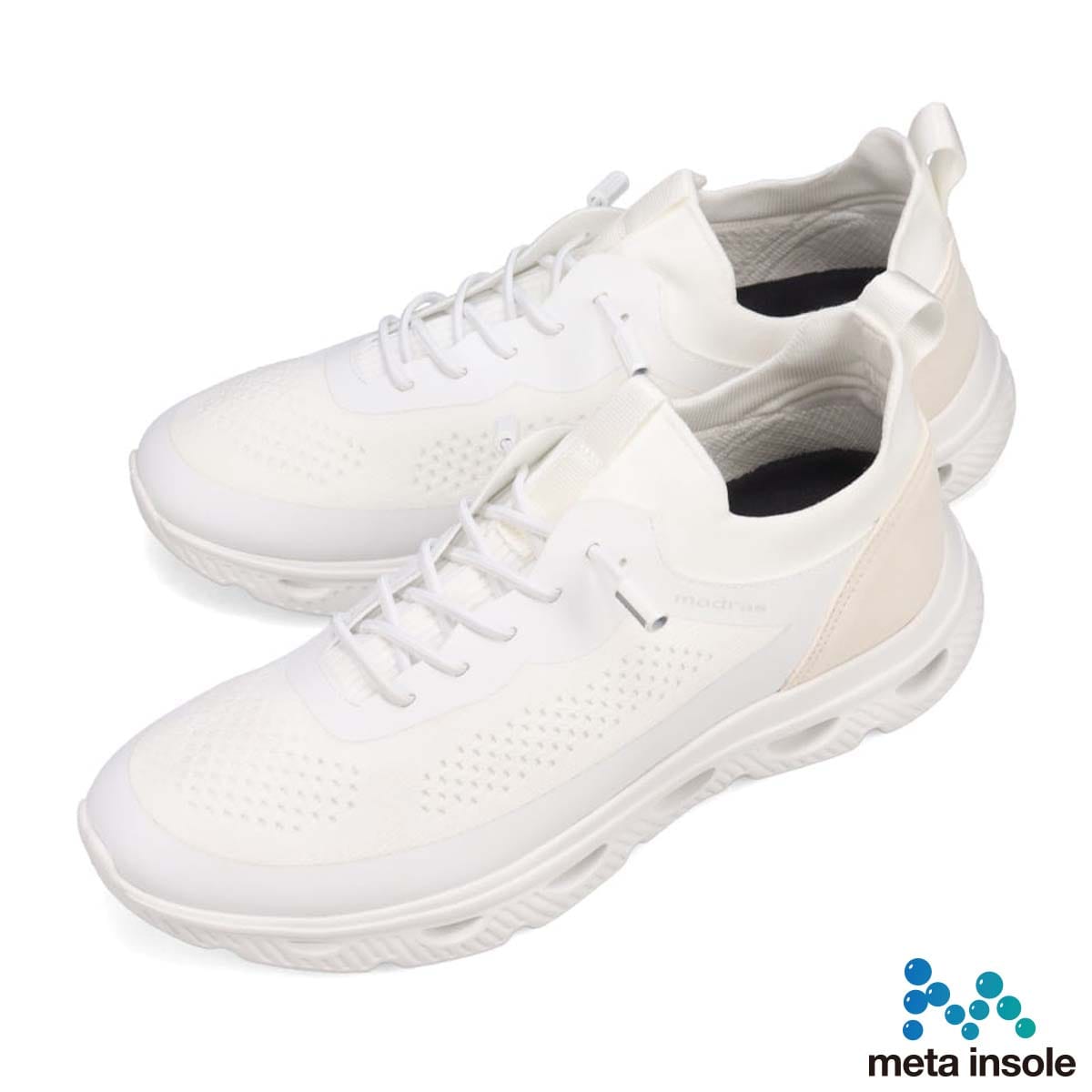 マドラス madras メタインソール搭載シューズ  カジュアルスニーカー　M593MT WHITEWHITE M