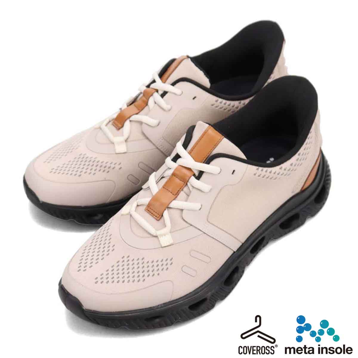 マドラス madras 特許 Recovery meta insole搭載シューズ  カジュアルニットスニーカー　M595MT BEIGE M(25.0cm～25.5cm)