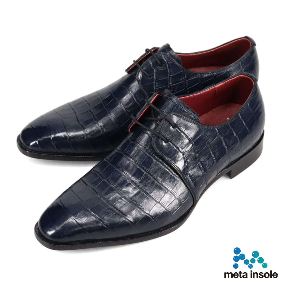 マドラス madras metaインソール搭載シューズ  プレーントゥドレスシューズ　M795MT NAVY 25.0
