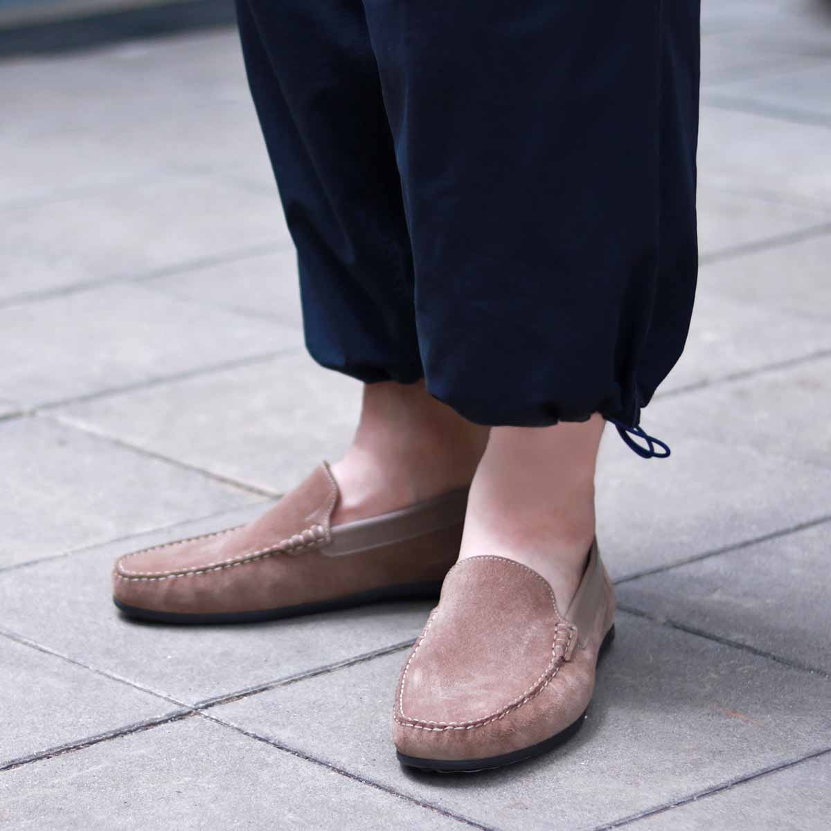 マドラス madras metaインソール meta insole  ドライビングスリッポンシューズ M8614MT BEIGE-SILKY 25.0