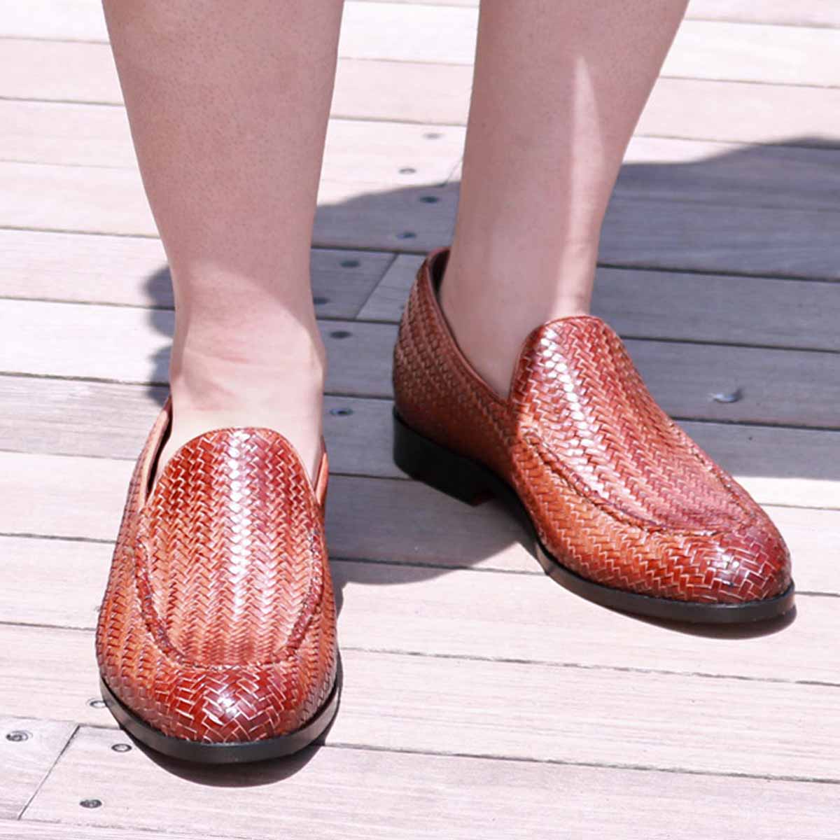 マドラス madras metaインソール meta insole  スリッポンドレスカジュアルシューズ M8635MT BROWN 25.0