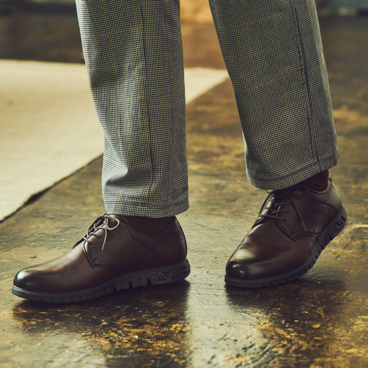 マドラス madras 特許 リカバリーメタインソール搭載シューズ  カジュアルレザーシューズ 　M8851MT BROWN 25.0