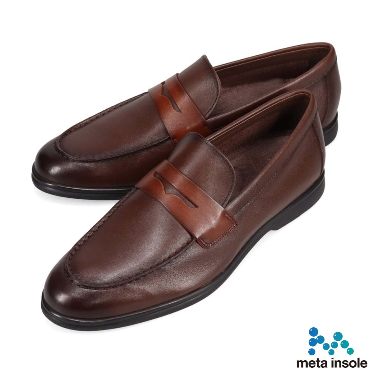 マドラス madras 特許 リカバリーメタインソール搭載シューズ メンズ コインローファー　M8889MT D-BROWN/BROWN 25.0