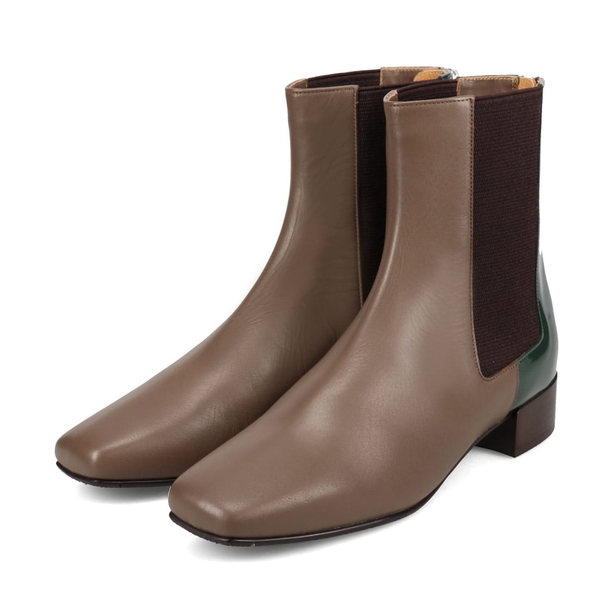 マドラス madras マドラス東京ファクトリー製 バイカラーショートブーツ  MAL0035 OAK/C 23.0