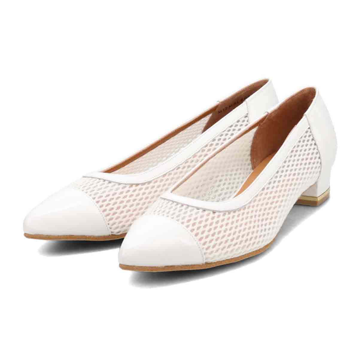 マドラス madras  ソフトコンシャスシリーズ メッシュパンプス　MAL4073 WHITE 23.0