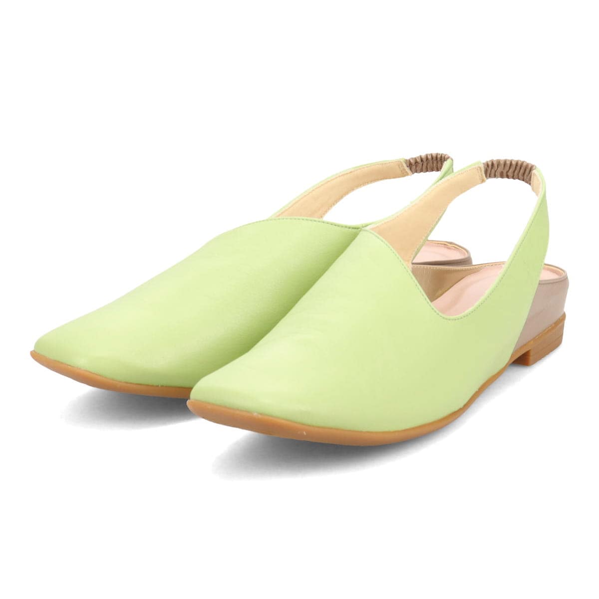 ミッシー デ ミッシー missy des missy 斜めカットデザインパンプス　MMD3634 L-GREEN 23.0