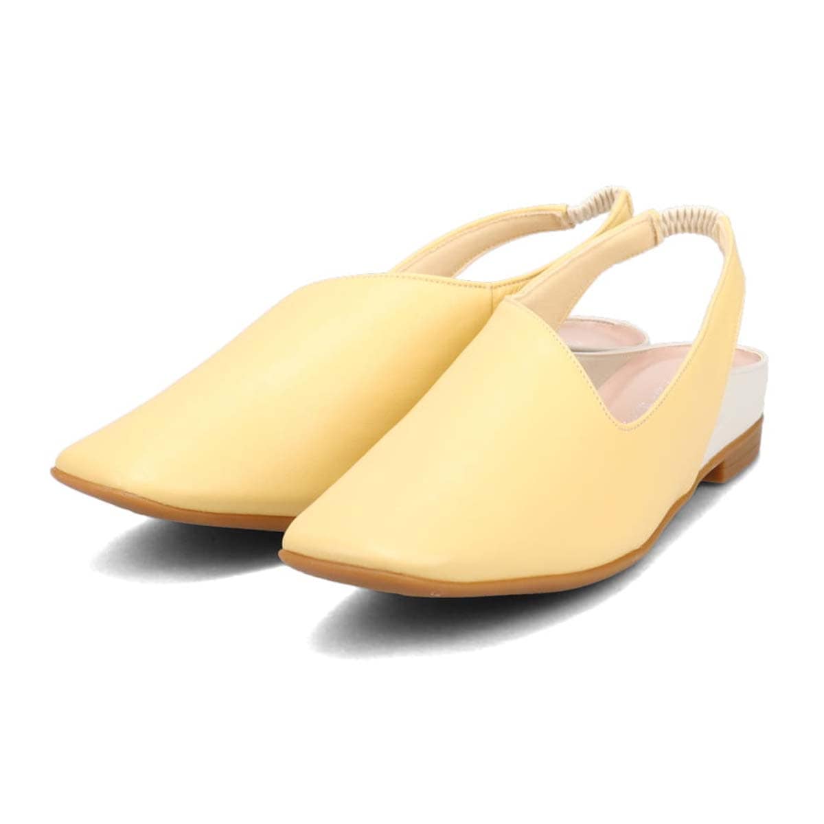 ミッシー デ ミッシー missy des missy 斜めカットデザインパンプス　MMD3634 YELLOW 23.0