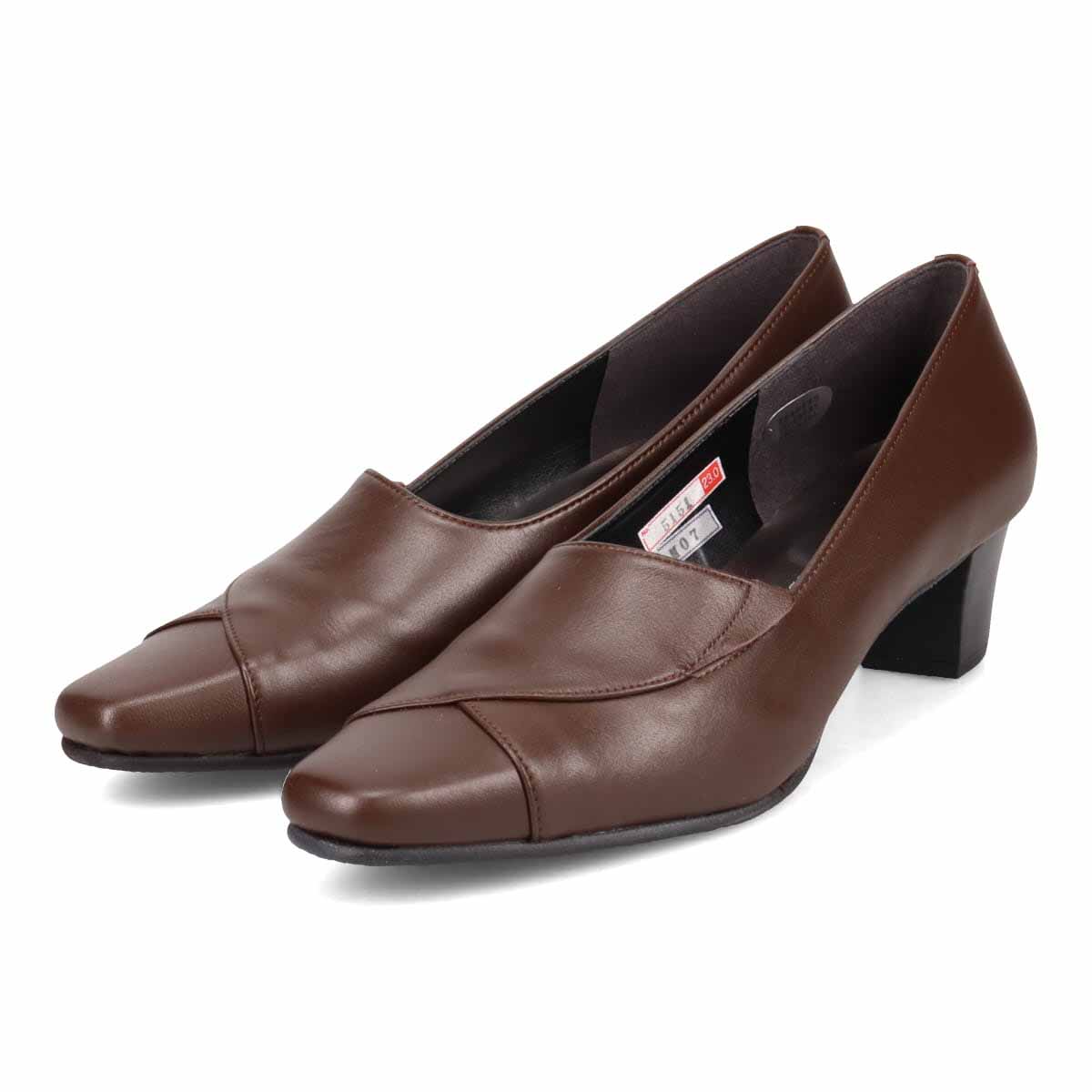 ミッシー デ ミッシー missy des missy 甲深4.5cmヒールパンプス　MMD5151 D-BROWN 23.0