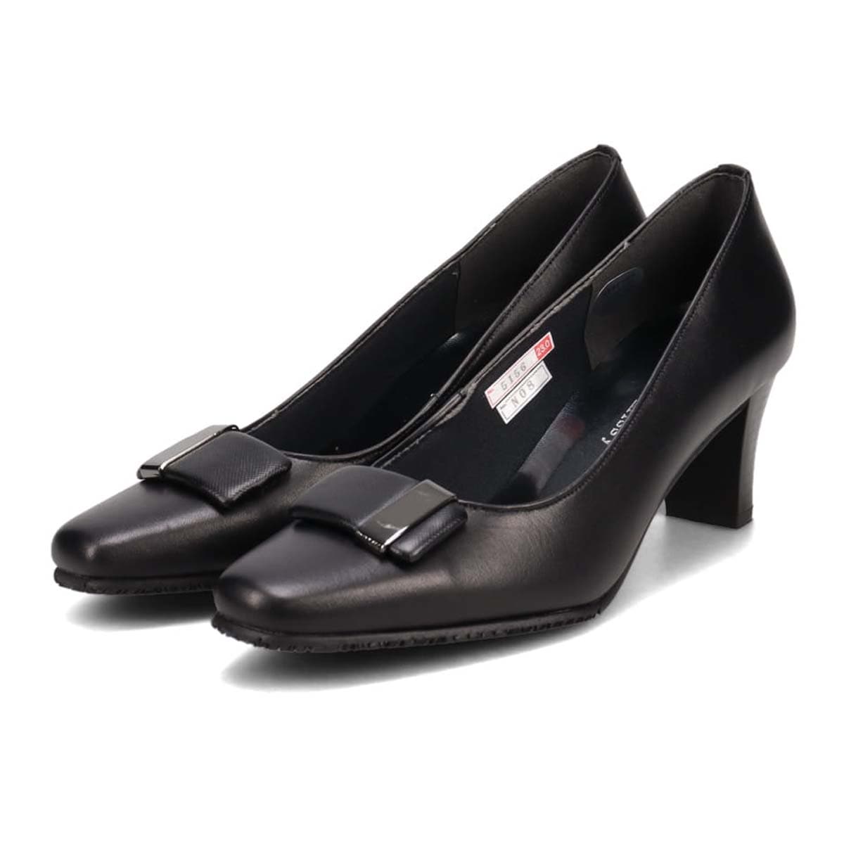 【防滑ソールタイプ】ミッシー デ ミッシー missy des missy きれいめヒールパンプス　MMD5156 BLACK 23.0