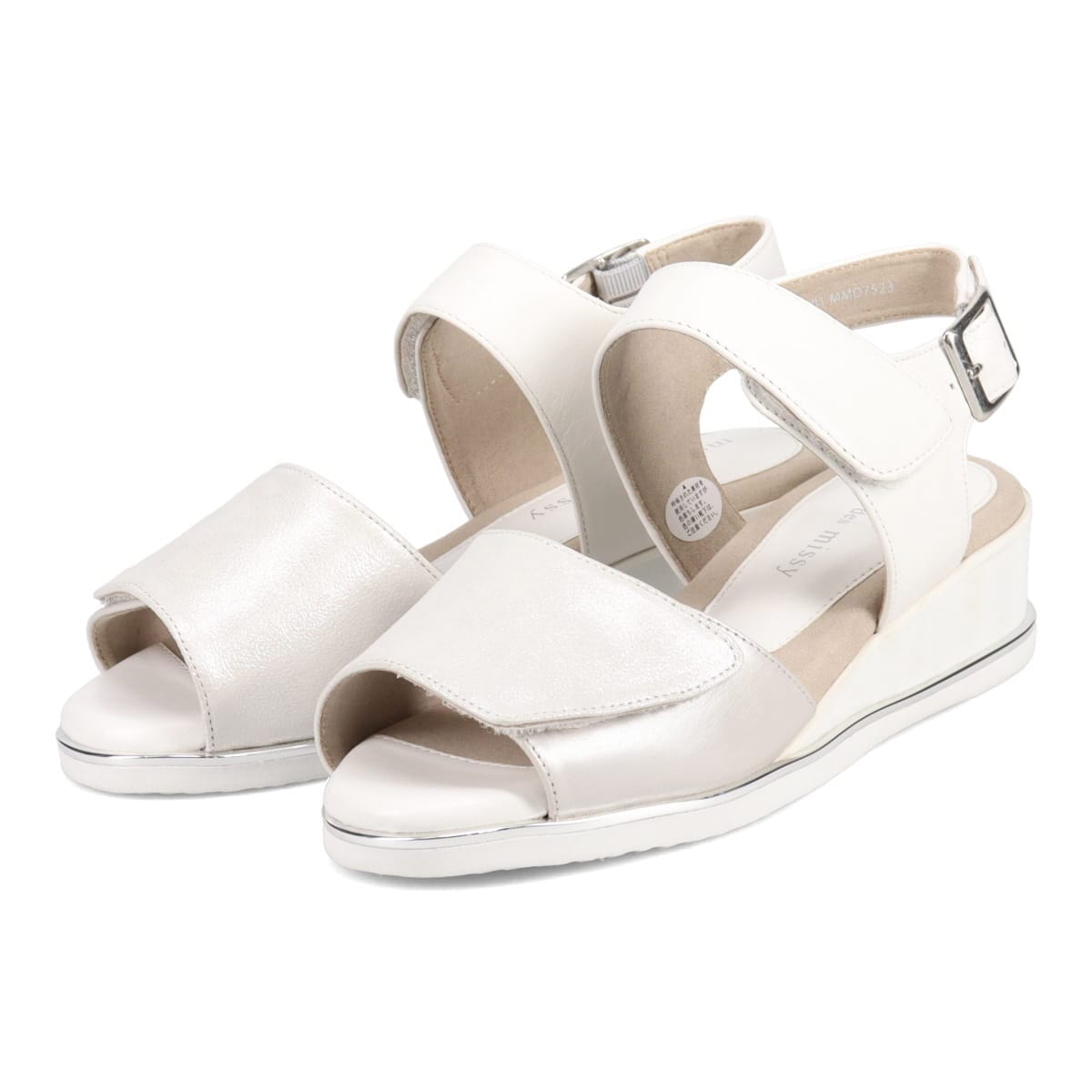 ミッシー デ ミッシー missy des missy 軽量ソールのキレイめスポーツサンダル  MMD7523 WHITE/C M