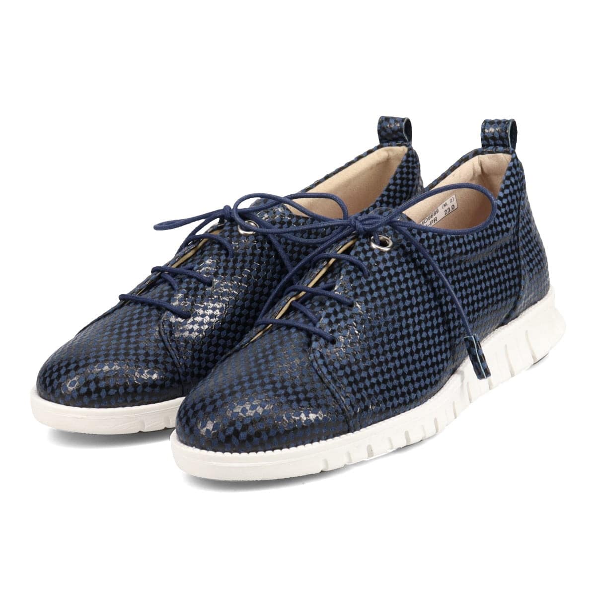 ミッシー デ ミッシー missy des missy 軽量レースアップ・カジュアルシューズ  MMD9689 NAVY-PR 23.0