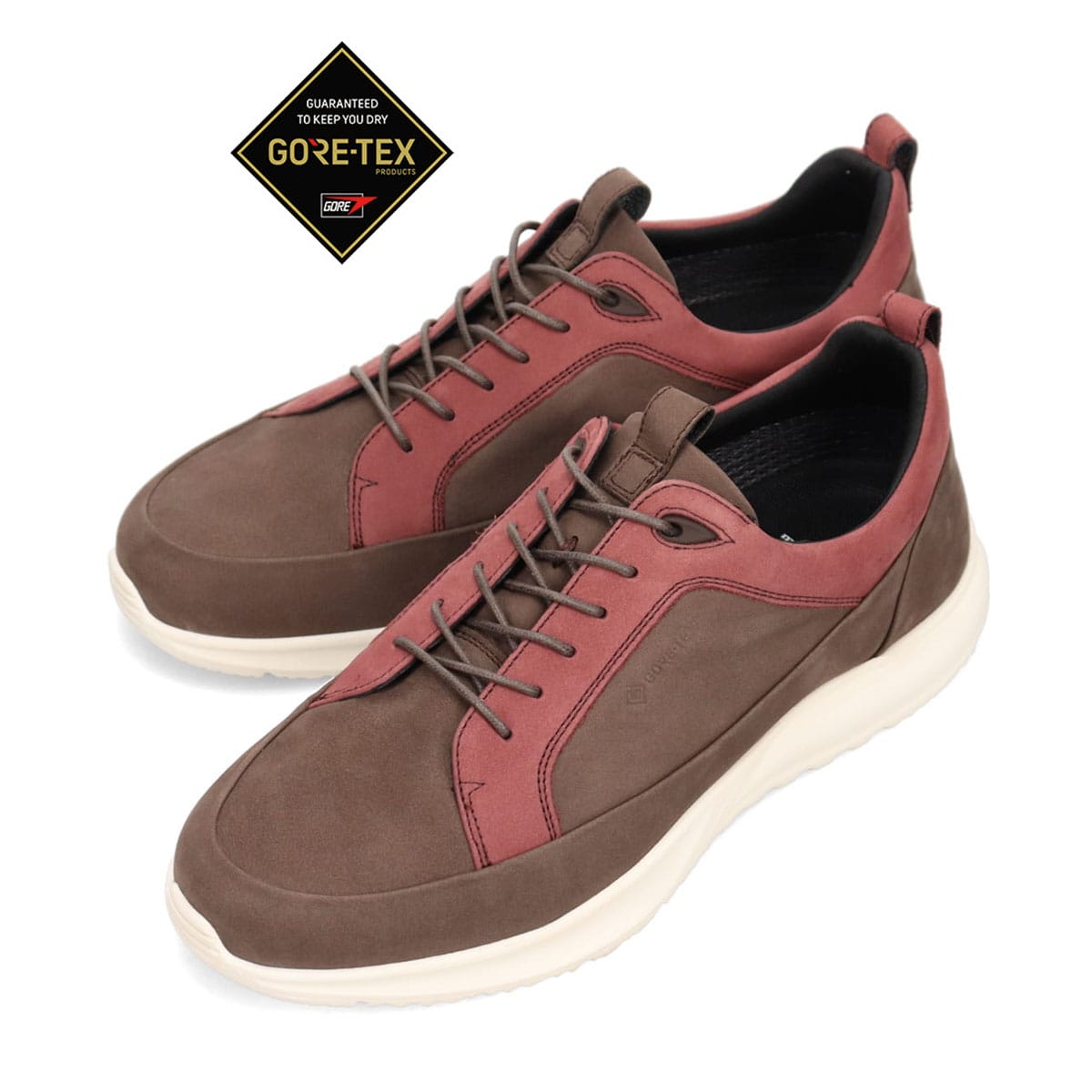 【GORE-TEX】マドラスウォーク madrasWalk　全天候快適なレザースニーカー　MW7600 D-BROWN/WINE 25.0