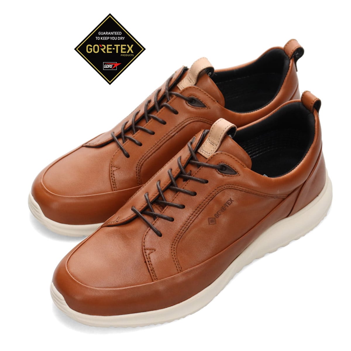 【GORE-TEX】マドラスウォーク madrasWalk　全天候快適なレザースニーカー　MW7600 L-BROWN 25.0