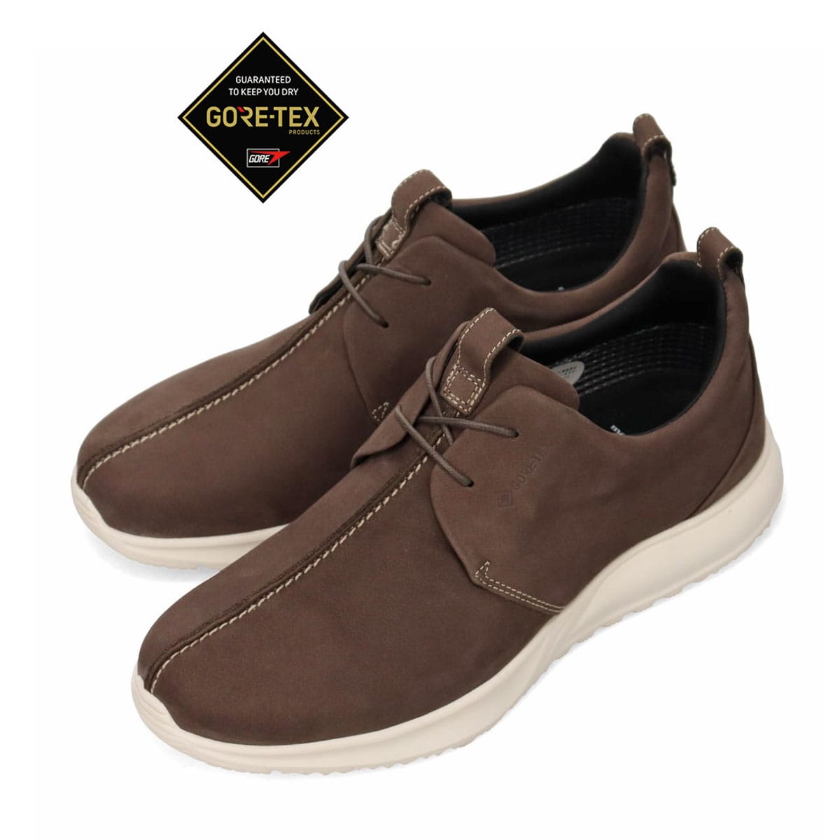 【GORE-TEX】マドラスウォーク madrasWalk　全天候快適なカジュアルレザースニーカー　MW7601 D-BROWN-N 25.0