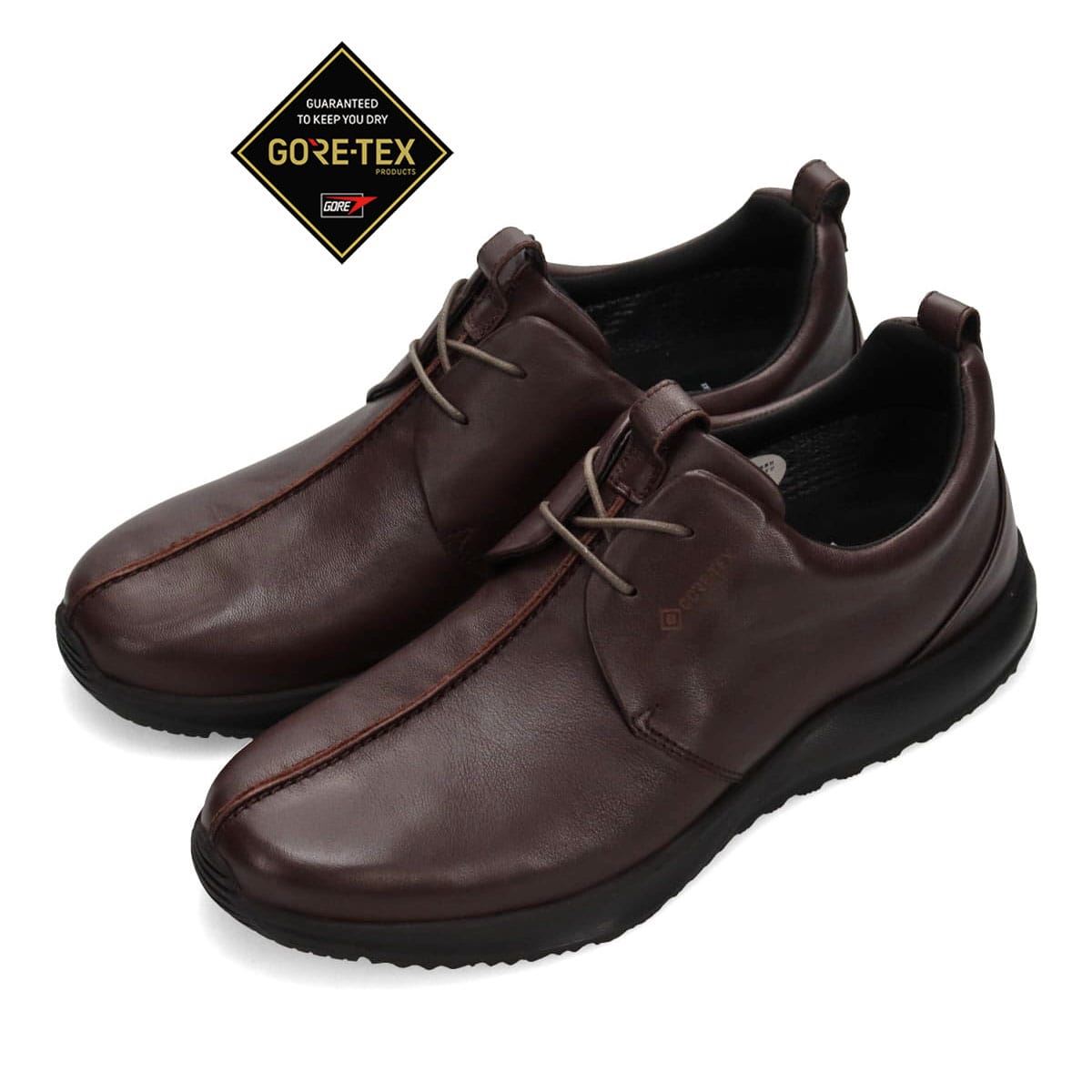 【GORE-TEX】マドラスウォーク madrasWalk　全天候快適なカジュアルレザースニーカー　MW7601 D-BROWN 25.0