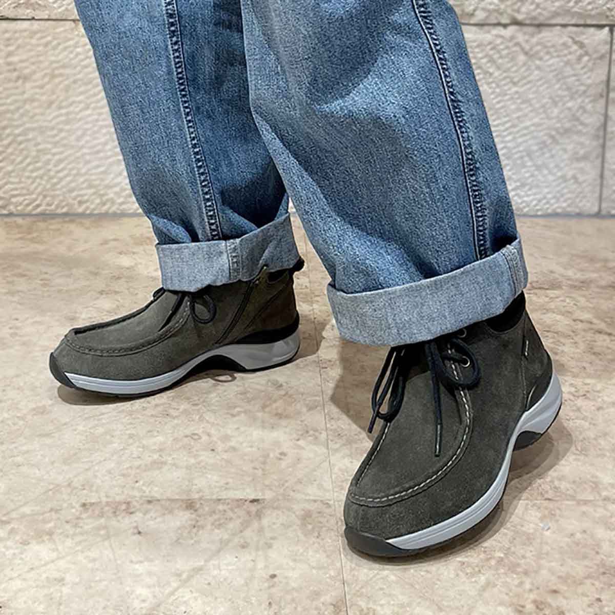 【GORE-TEX】マドラスウォーク madras Walk 「Recovery Shiatsu Insole」搭載で指圧効果により血行をよくする。 ゴアテックス  レザーシューズ MWL1012R D-KHAKI 23.0