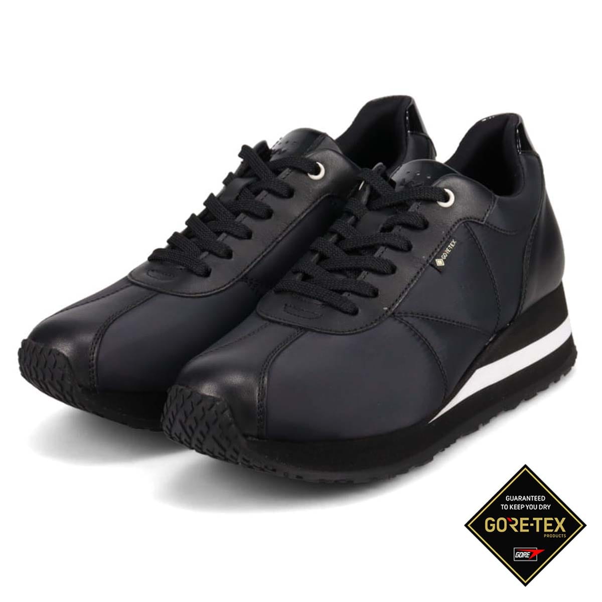 【GORE-TEX】マドラスウォーク madras Walk  防水・透湿機能 ナイロンスニーカー　MWL1030 BLACK 23.0