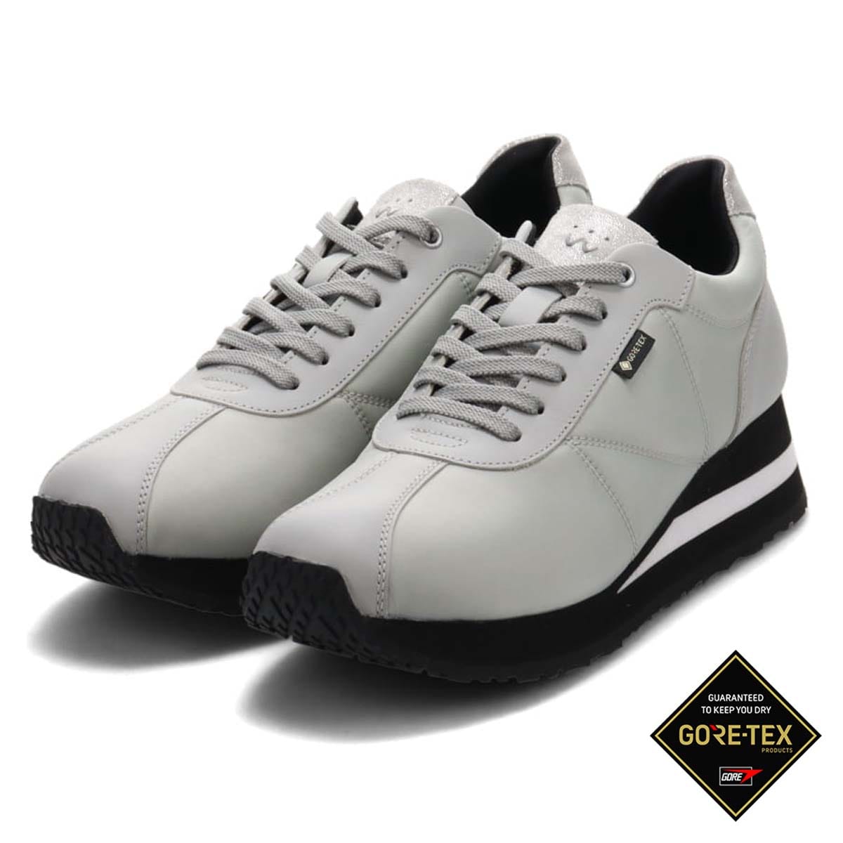 【GORE-TEX】マドラスウォーク madras Walk  防水・透湿機能 ナイロンスニーカー　MWL1030 GRAY 23.0