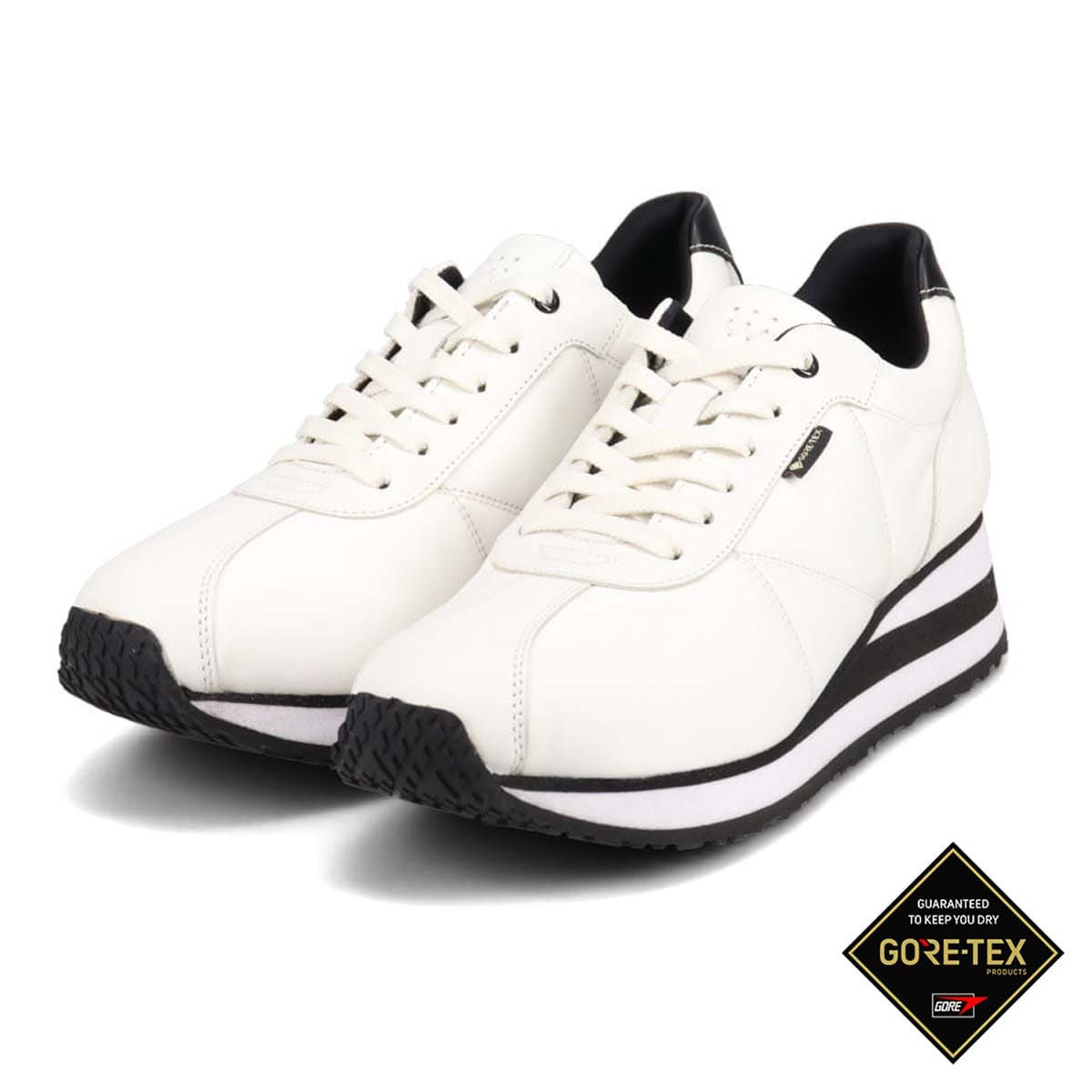 【GORE-TEX】マドラスウォーク madras Walk  防水・透湿機能 ナイロンスニーカー　MWL1030 WHITE 23.0