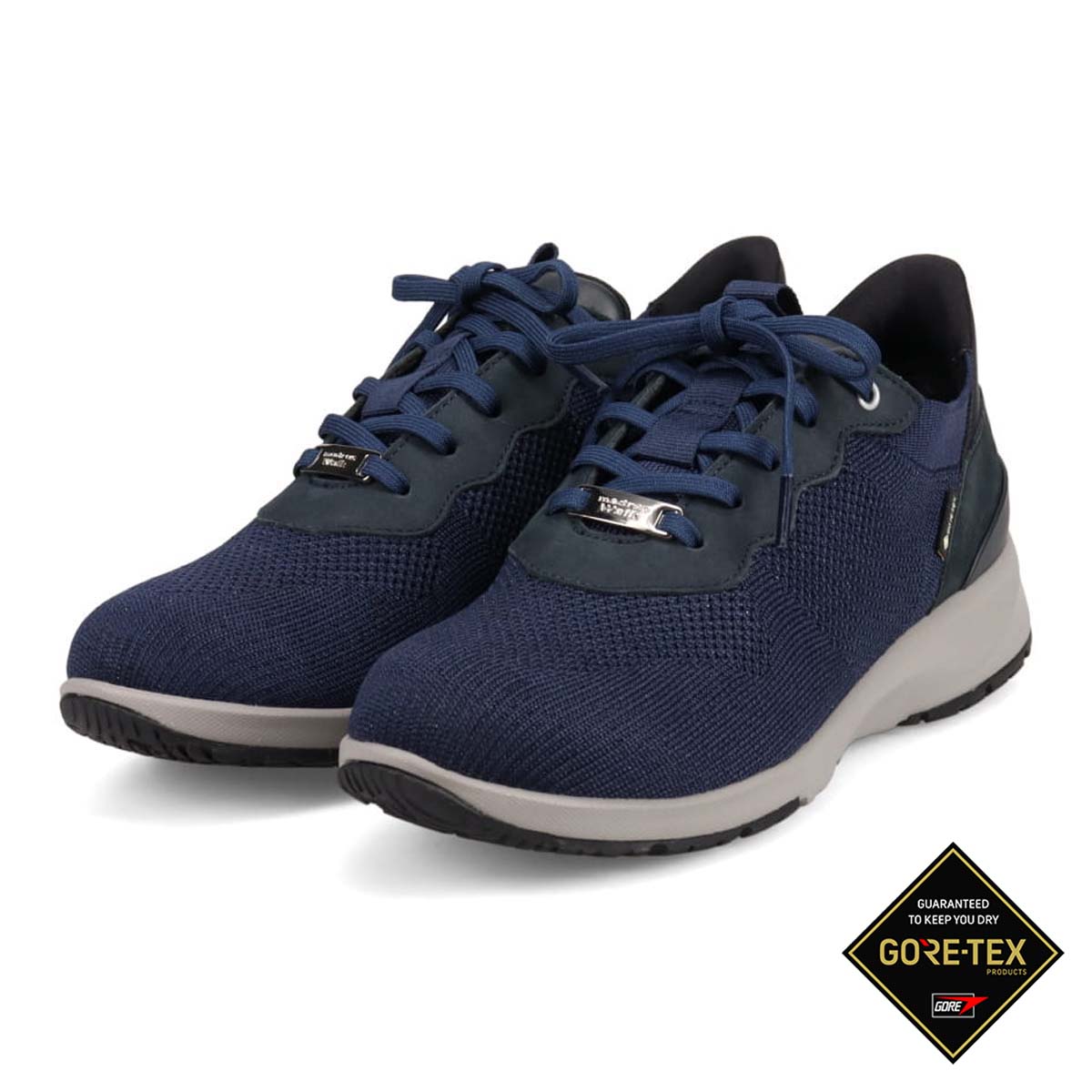【GORE-TEX】 マドラスウォーク madras Walk カジュアルレースアップスニーカー  MWL1035 NAVY 23.0