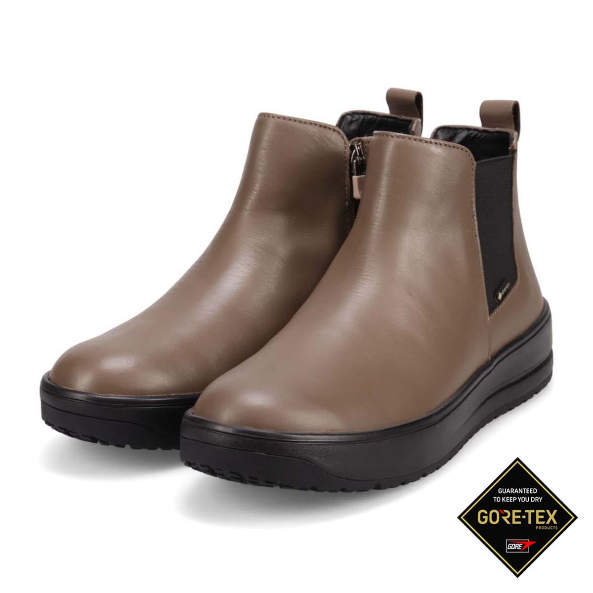 【GORE-TEX】防滑 マドラスウォーク madras Walk サイドゴアショートブーツ　MWL1038 OAK 23.0