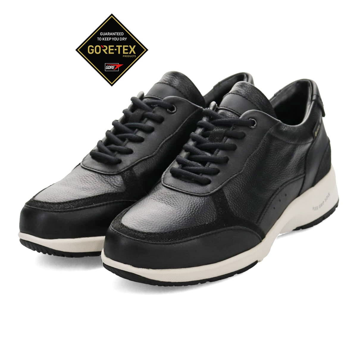 【GORE-TEX】 マドラスウォーク madras Walk　ウォーキングスニーカー　MWL1204 BLACK 23.0